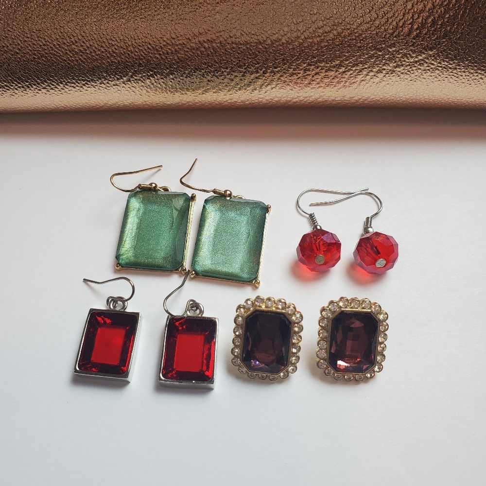Dangle and Stud Earring Bundle